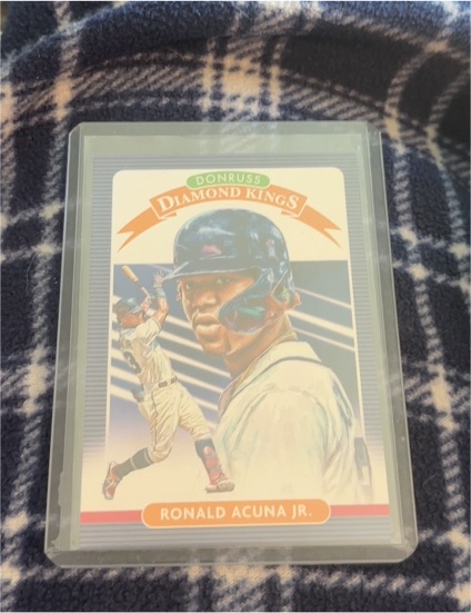 2020 Donruss Diamond Kings #8 Ronald Acuna Jr. — front
