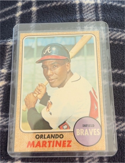 1968 Topps #578 Orlando Martinez — front