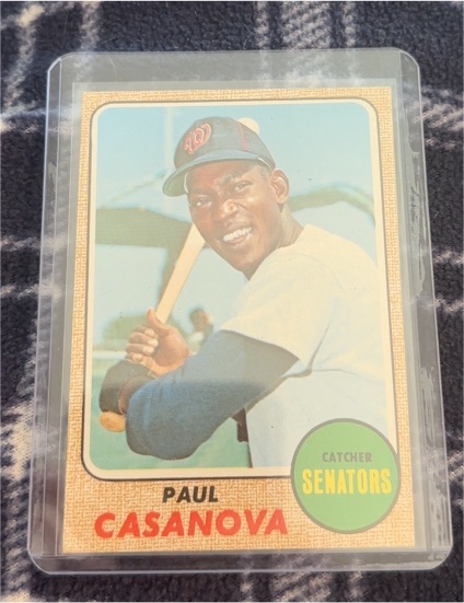 1968 Topps #560 Paul Casanova — front