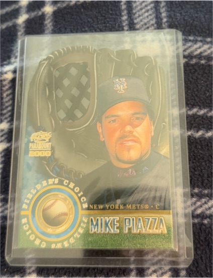 2000 Pacific Paramount Fielder's Choice #11 Mike Piazza — front