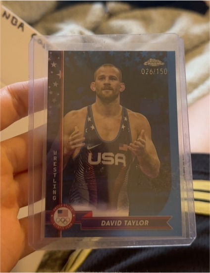 2024 Topps Chrome US Olympic #39 David Taylor — front