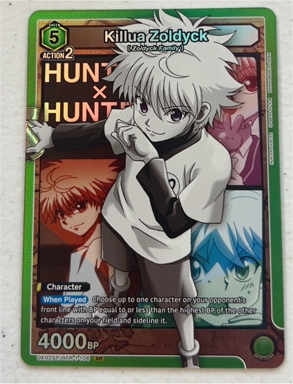 2024 Union Arena Hunter x Hunter #HTR-1-106 Killua Zoldyck — front