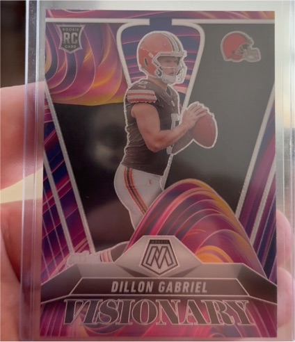 2025 Panini Mosaic Visionary Prizm Dillon Gabriel — front