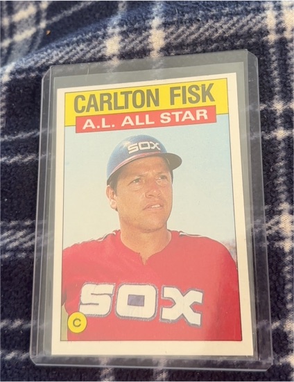 1986 Topps #719 Carlton Fisk — front