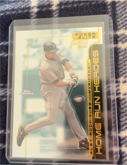 1999 Topps Chrome Power Elite Home Run Heroes #11HRH Alex Rodriguez — front