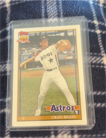 1991 Topps #565 Craig Biggio — front