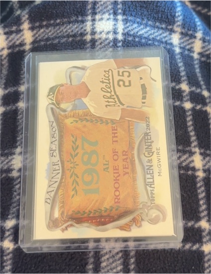 2022 Topps Allen & Ginter Banner Seasons #BS-50 Mark McGwire — front