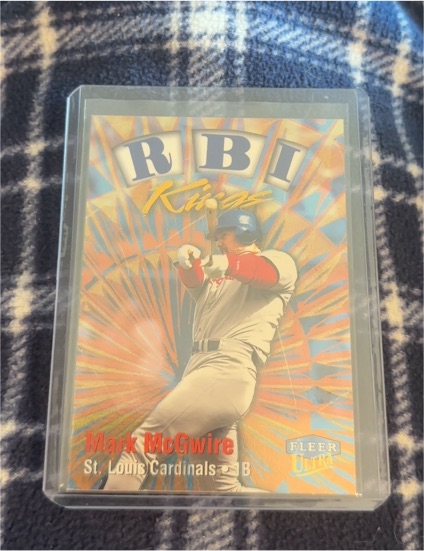 1999 Fleer Ultra RBI Kings #7RK Mark McGwire — front