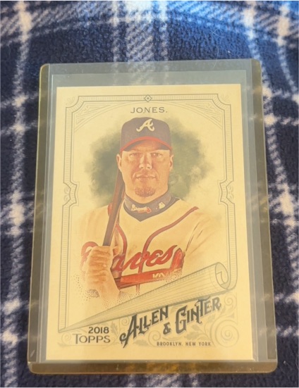 2018 Topps Allen & Ginter #162 Chipper Jones — front