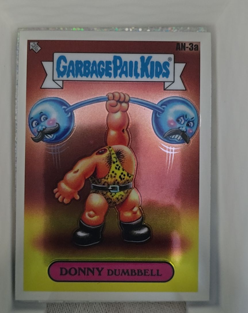 2024 Topps Garbage Pail Kids Chrome Series 7 #AN-3a Donny Dumbbell — front