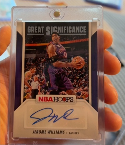 2024-25 Panini NBA Hoops Great Significance #GS-JRW Jerome Williams — front
