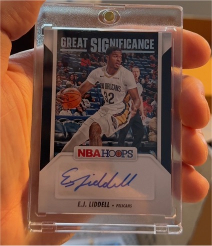 2024-25 Panini NBA Hoops #GS-EJL E.J. Liddell Great Significance — front