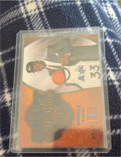 1992 Fleer Draft Night #1 Shaquille O'Neal — front