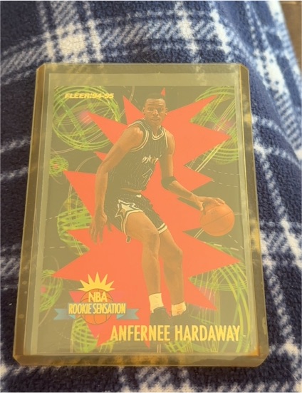 1994-95 Fleer #19 Anfernee Hardaway Rookie Sensation — front