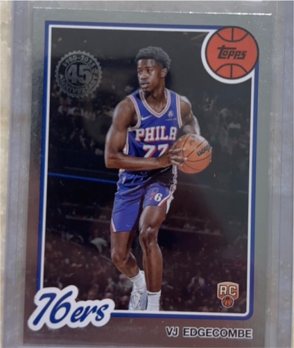 2025-26 Topps #80BK-96 VJ Edgecombe 1980-81 Topps Basketball — front