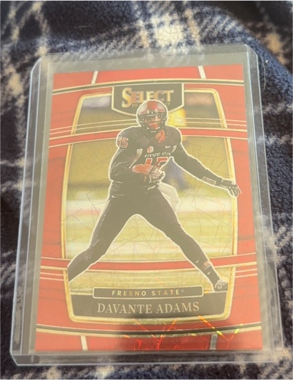 2022 Panini Select Draft Picks #31 Davante Adams Fresno State Bulldogs — front