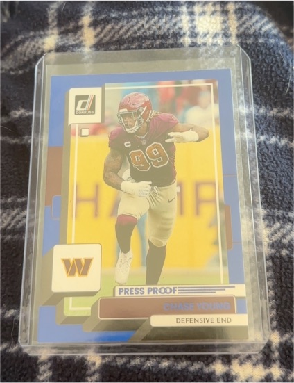 2022 Donruss #183 Chase Young Press Proof — front