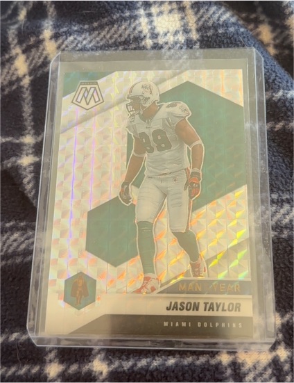 2021 Panini Mosaic Man Trek Jason Taylor — front