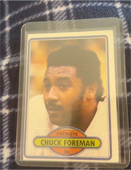 1980 Topps #500 Chuck Foreman — front