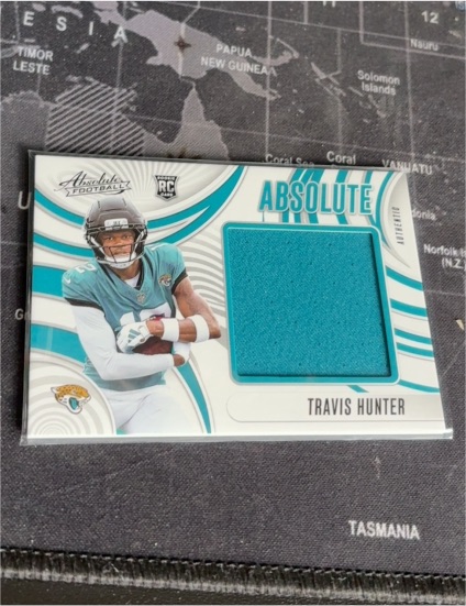 2025 Panini Absolute #AJ-THR Travis Hunter — front