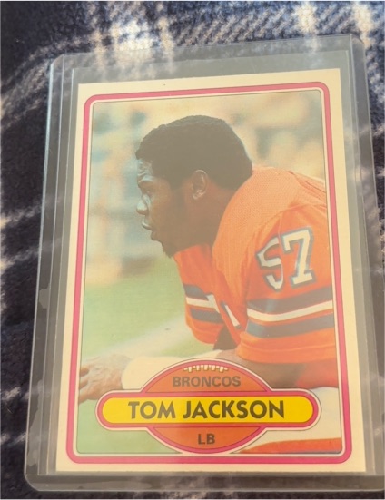 1980 Topps #323 Tom Jackson — front