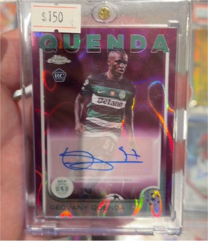 2024-25 Topps Chrome UEFA Club Competition #108 Geovany Quenda — front