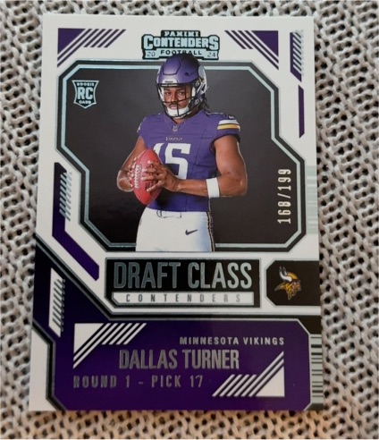 2024 Panini Contenders Draft Class Contenders #25 Dallas Turner — front