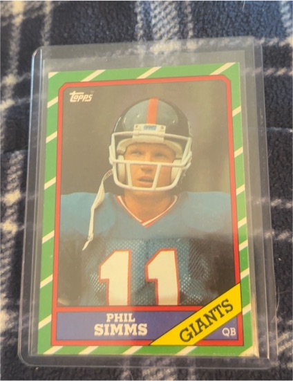 1986 Topps #138 Phil Simms — front