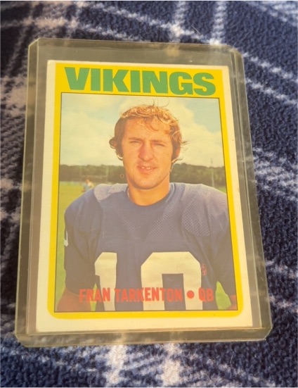 1972 Topps #225 Fran Tarkenton — front