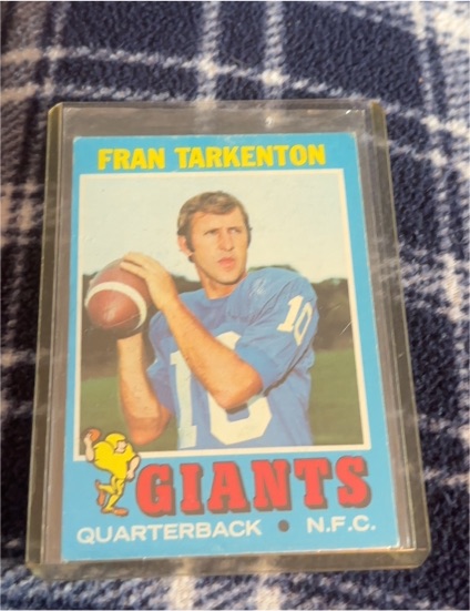 1971 Topps #120 Fran Tarkenton — front