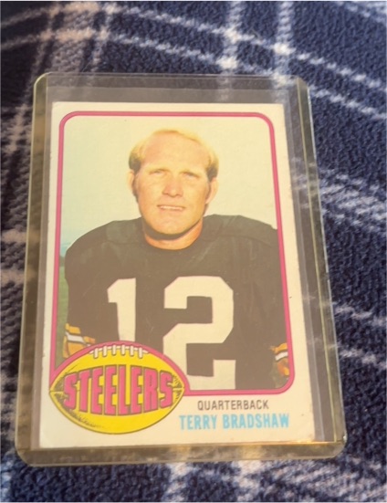 1976 Topps #75 Terry Bradshaw — front