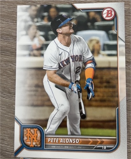 2022 Bowman #87 Pete Alonso — front