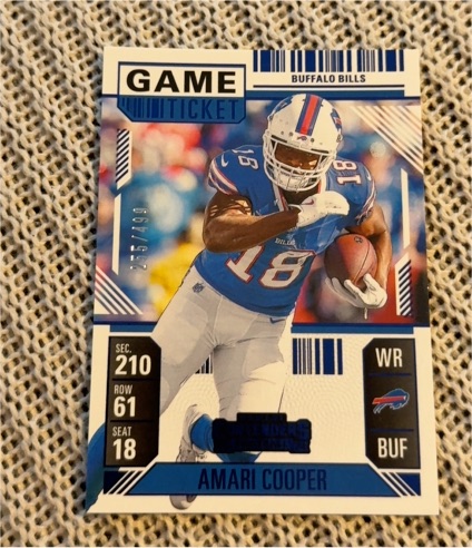 2024 Panini Contenders Game Ticket #22 Amari Cooper — front