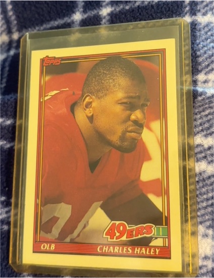 1991 Topps #78 Charles Haley — front