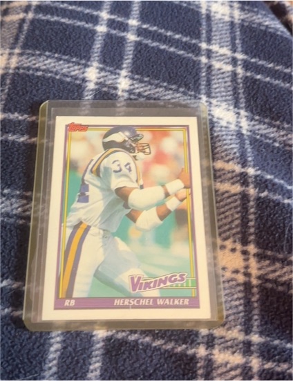 1991 Topps #395 Herschel Walker — front