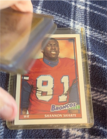 1990 Topps #81 Shannon Sharpe — front