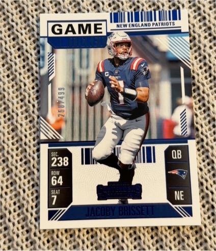 2024 Panini Contenders Football #67 Jacoby Brissett — front