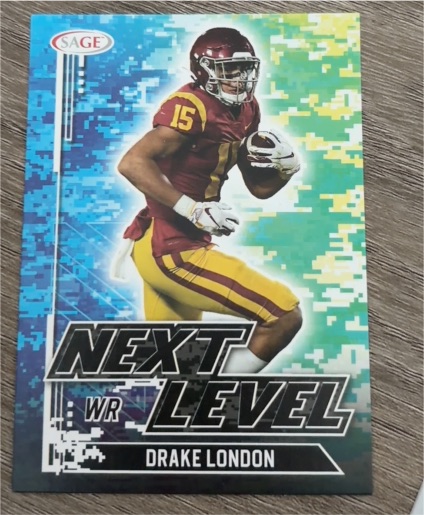 2022 Sage Next Level #85 Drake London — front