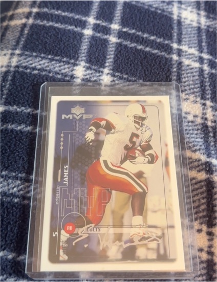 1999 Upper Deck MVP #206 Edgerrin James — front