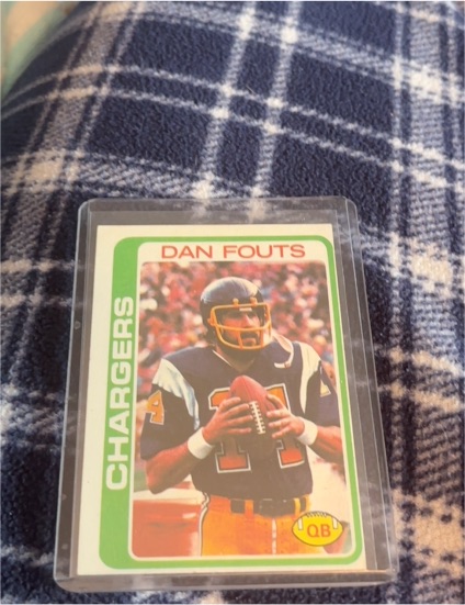 1978 Topps #499 Dan Fouts — front
