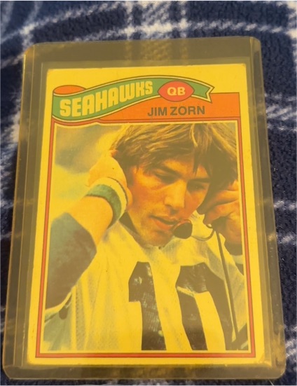 1977 Topps #65 Jim Zorn — front