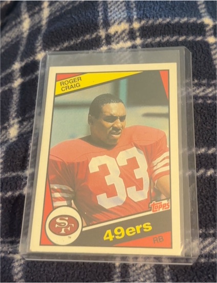 1984 Topps #353 Roger Craig — front