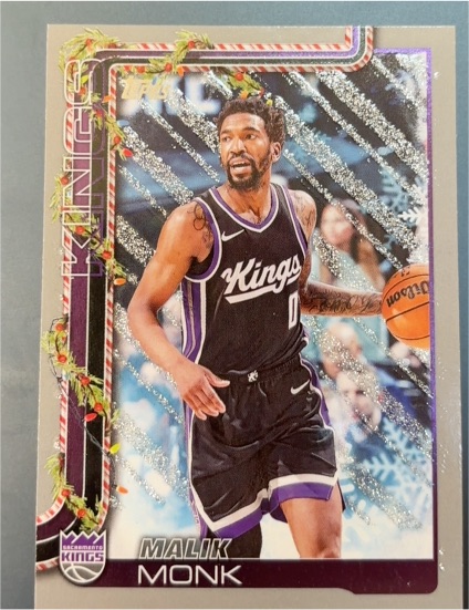2025-26 Topps Holiday #H131 Malik Monk — front