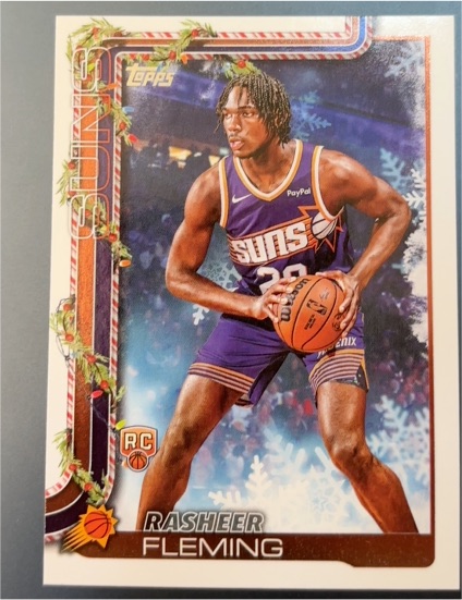 2025-26 Topps Holiday #H191 Rasheer Fleming — front