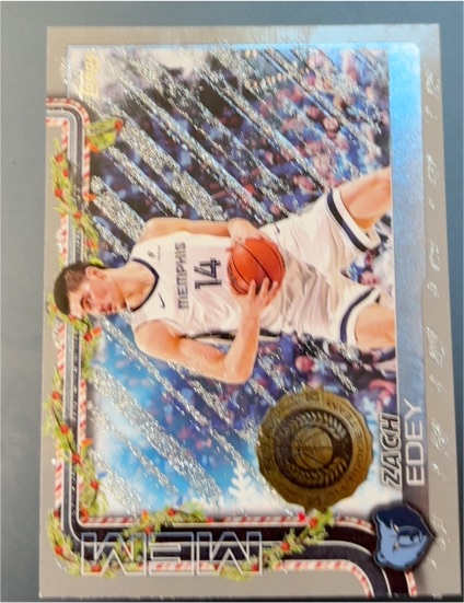 2025-26 Topps #186 Zach Edey — front