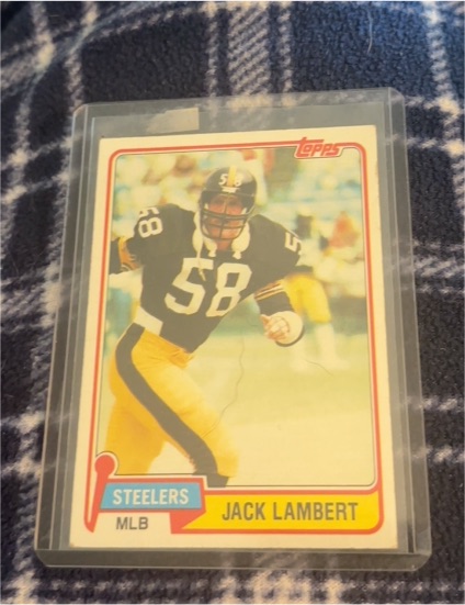 1981 Topps #155 Jack Lambert — front