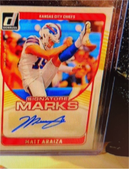 2024 Panini Donruss Signature Marks #SMA-MAR Matt Araiza — front