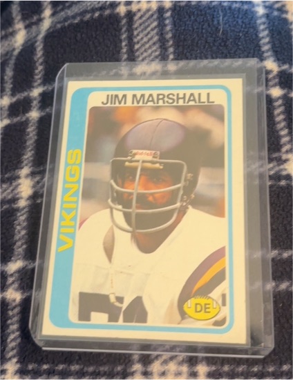 1978 Topps #343 Jim Marshall — front