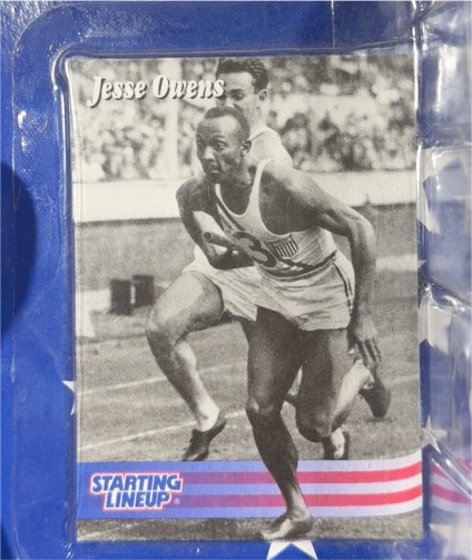 1996 Kenner Starting Lineup Timeless Legends Jesse Owens — front