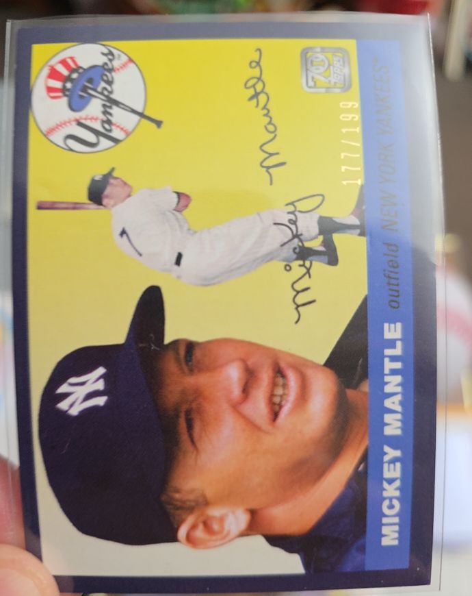 2021 Topps X #9 Mickey Mantle — front